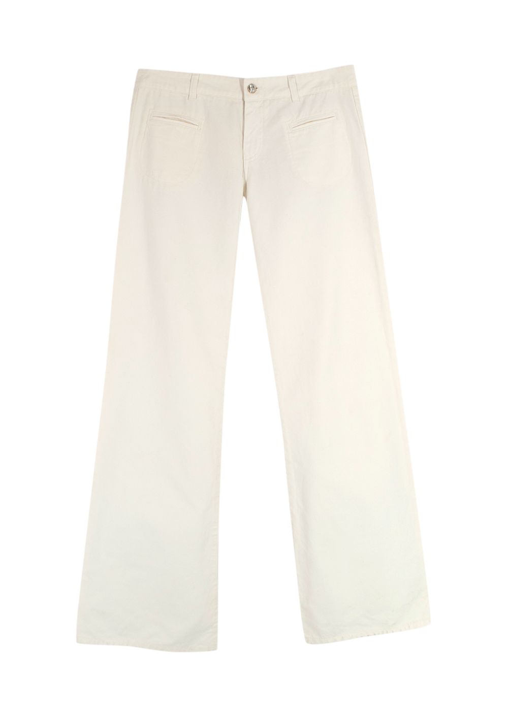 Chloe White Wide Leg Jeans Size XS