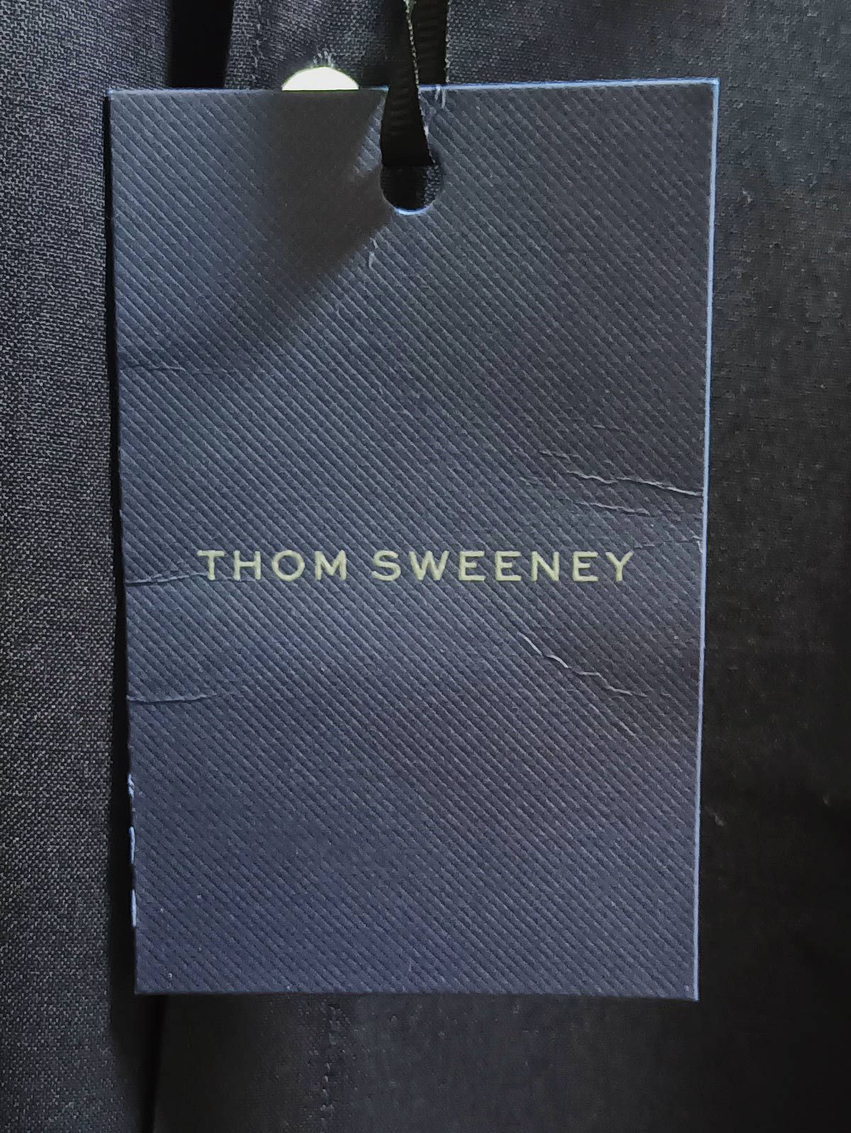 Men's Thom Sweeney Black wool shirt Size 17