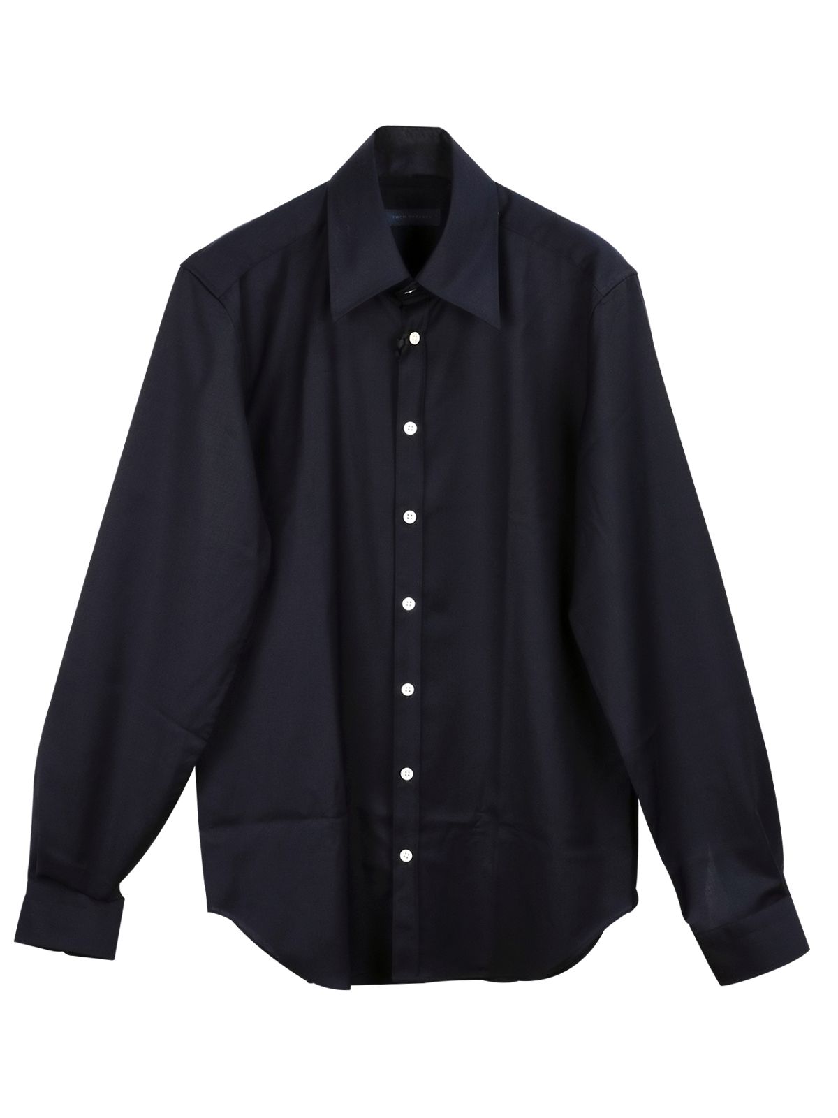 Men's Thom Sweeney Black wool shirt Size 17