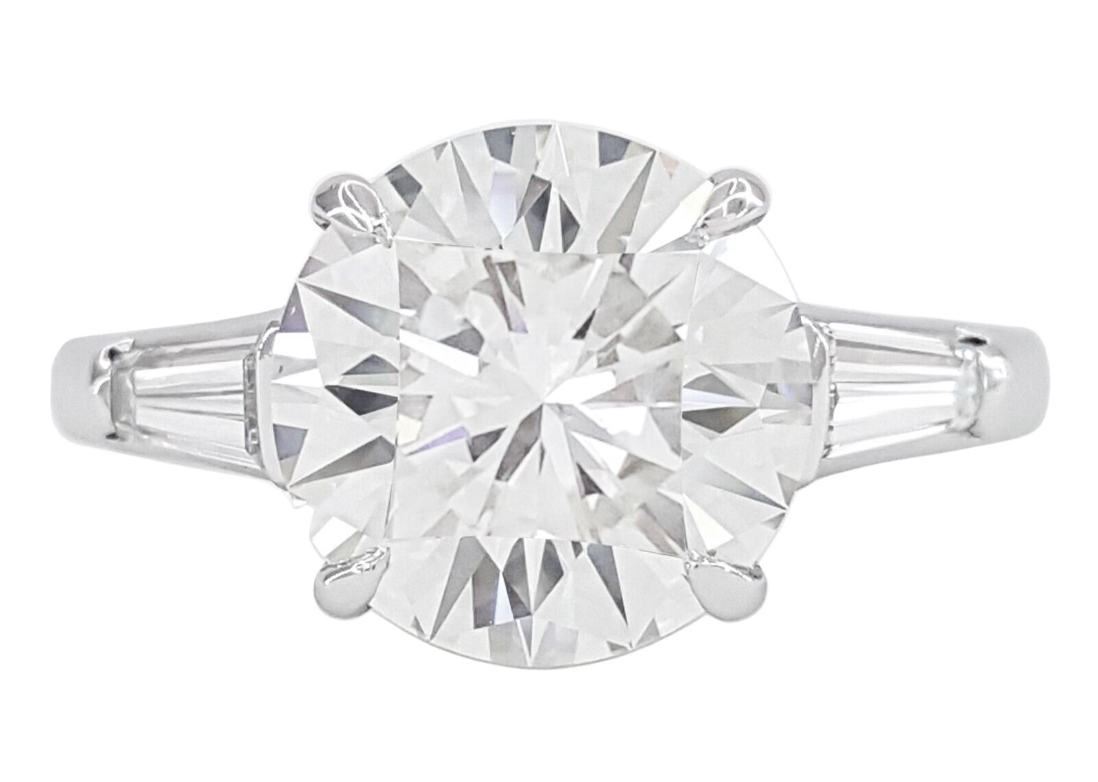 Verde 2ct IGI Certified Lab Grown Round Cut Diamond Ring Silver k white gold/lab-grown diamond