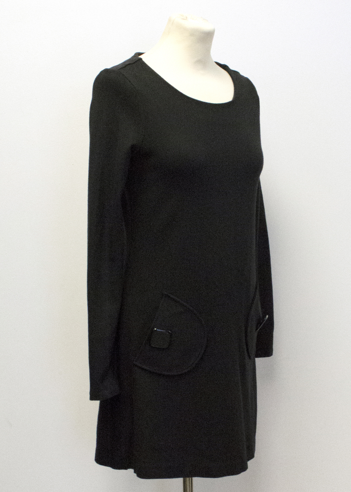 Preowned Tibi black jumper dress Size XS viscose