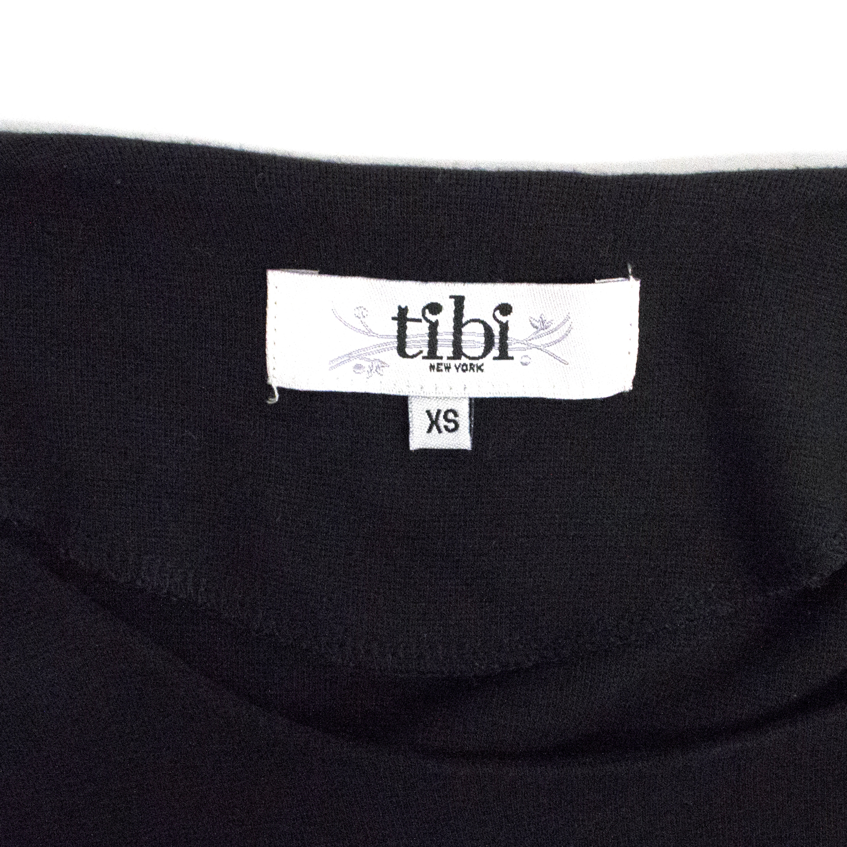 Preowned Tibi black jumper dress Size XS viscose