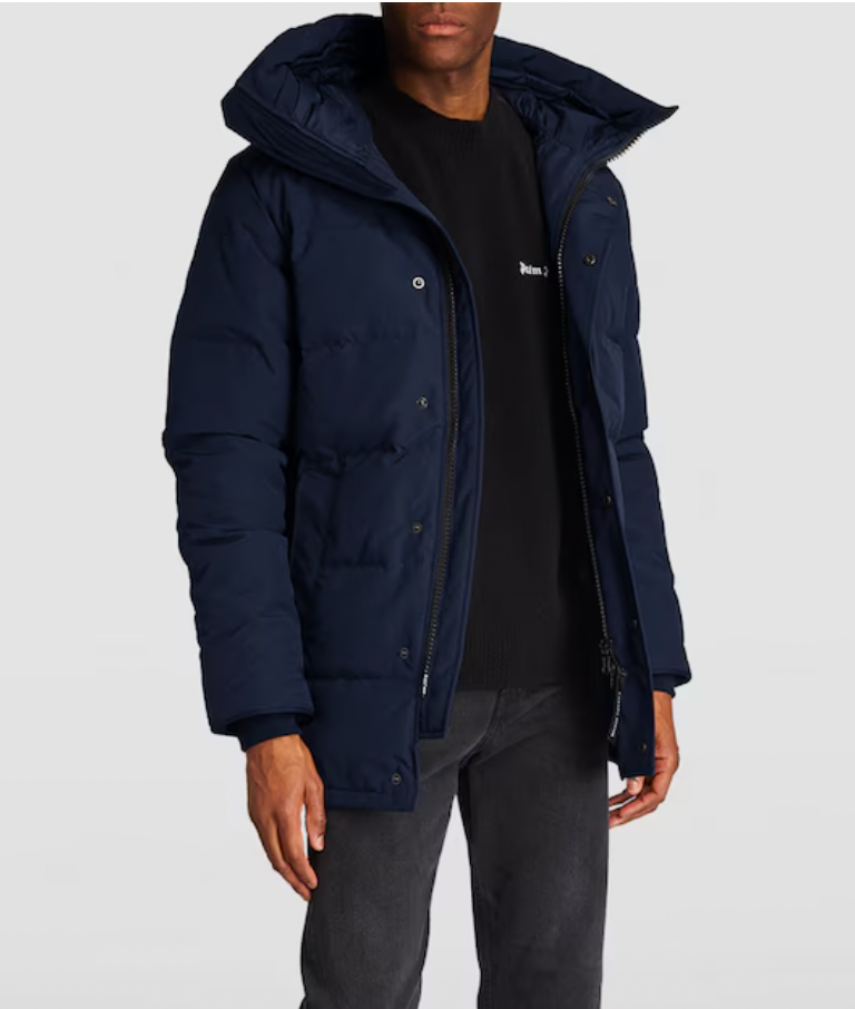 Men's Canada Goose Navy Carson Parka Coat Size S 63/atlantic navy polyamide