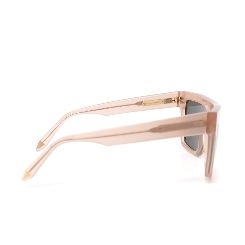 Preowned Victoria Beckham Beige Flat Top Visor Sunglasses Beige/Nude acetate