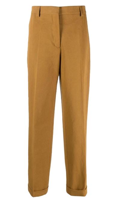 MiuMiu Mustard Cotton Chinos Size S