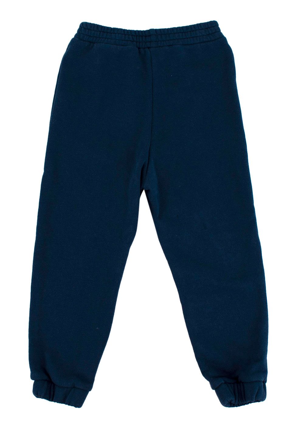 Boys Preowned Gucci Kids 3Y Blue Logo Joggers Size 3 Years cotton