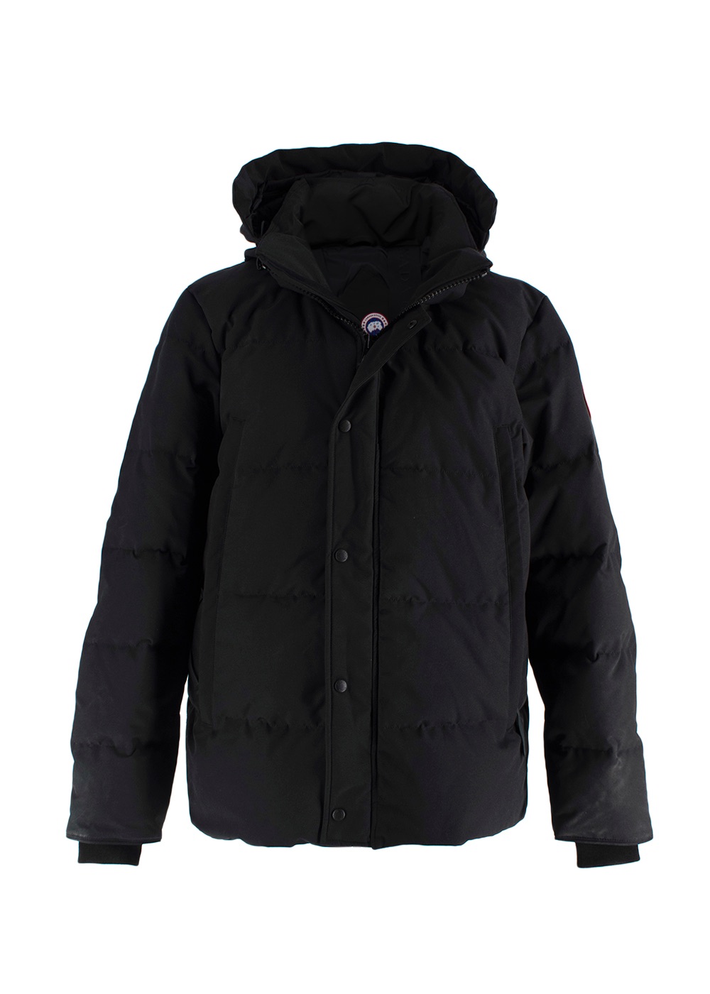 Men's Canada Goose Black Wyndham Parka Size XL polester/cotton