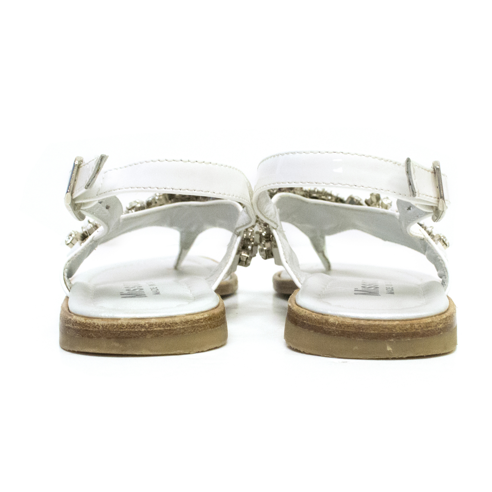 Preowned Missouri Girls Sandals White leather