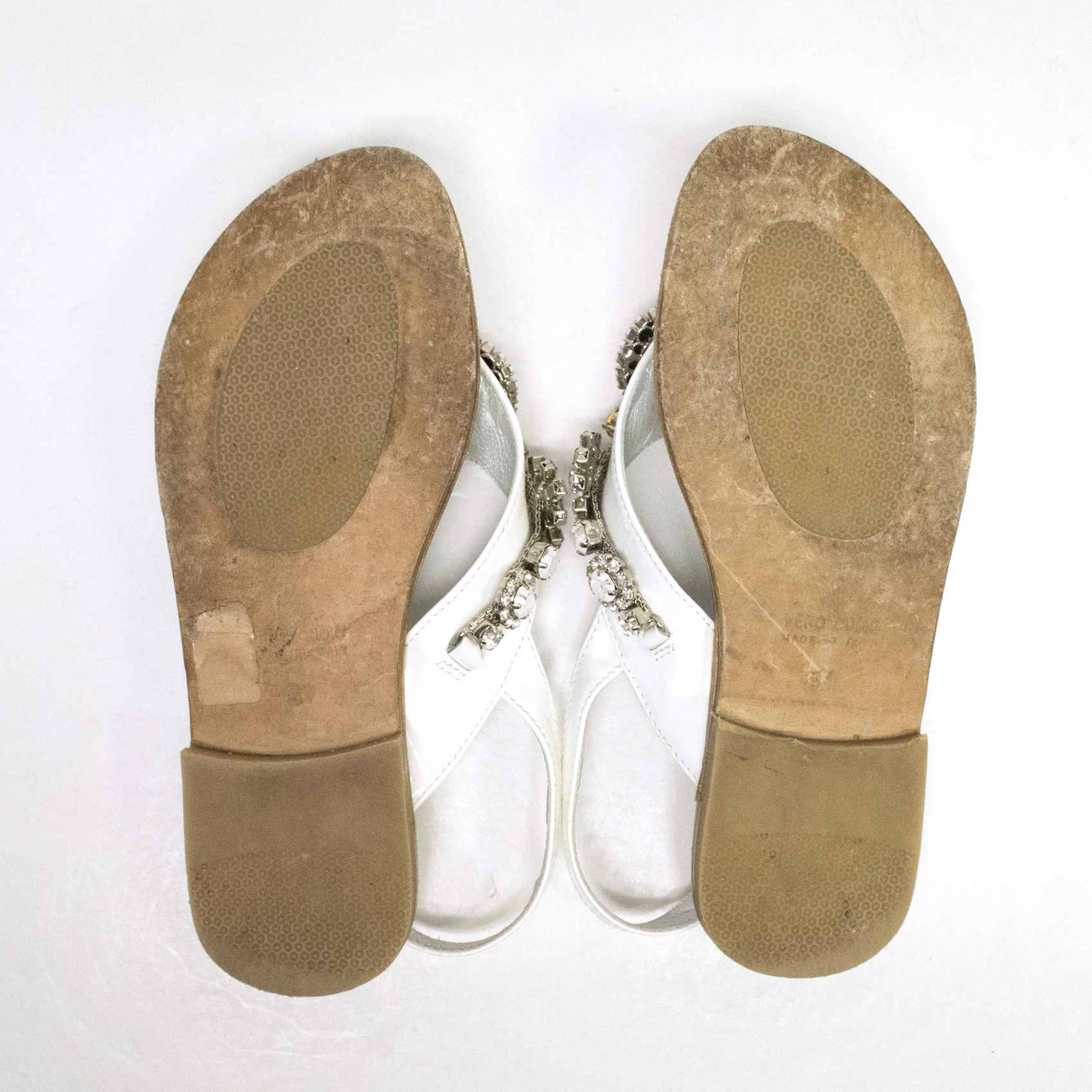 Preowned Missouri Girls Sandals White leather