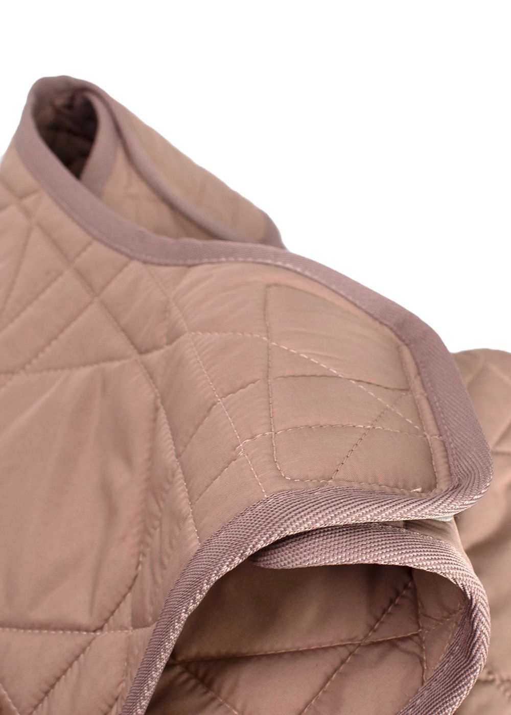 Dior Rose Des Vents Cannage Quilted Nylon Gilet Size S dusty rose polyester