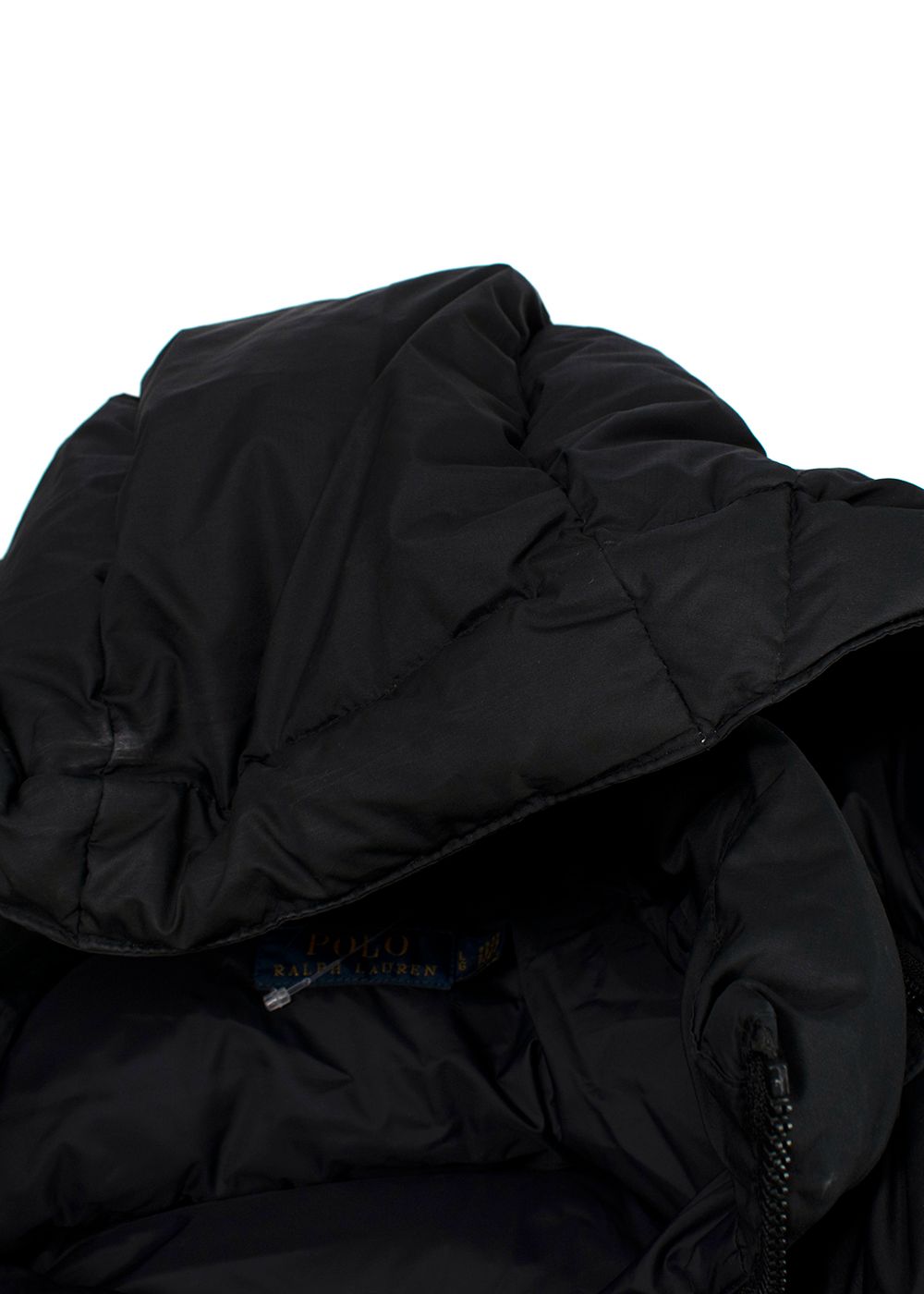 Polo Ralph Lauren Black Down Filled  Puffer Jacket Size L