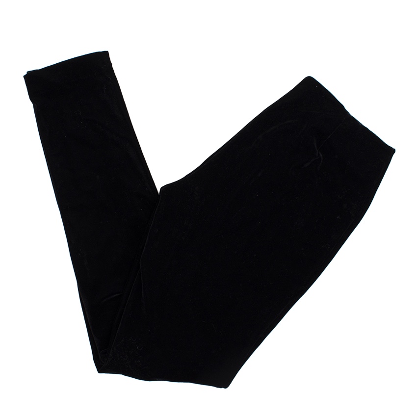 Sachin  Babi black velvet skinny trousers Size XS polyester