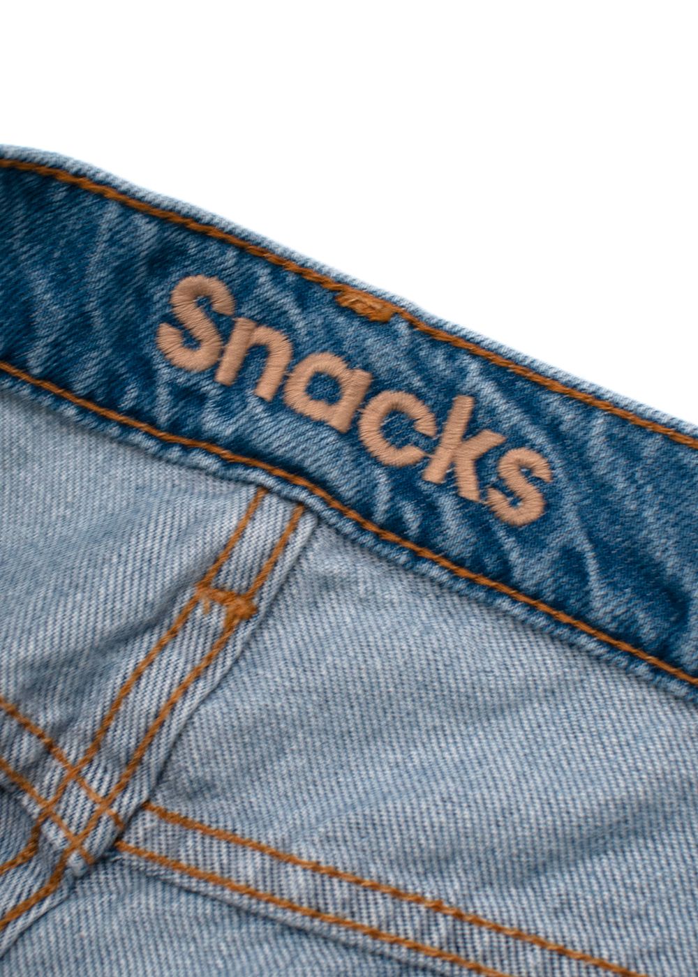 Mother Snacks! light blue wide legs jeans Size 26/66 cotton