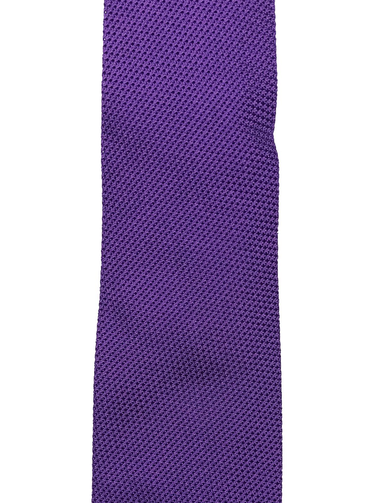 Men's Thom Sweeney Purple silk knitted tie