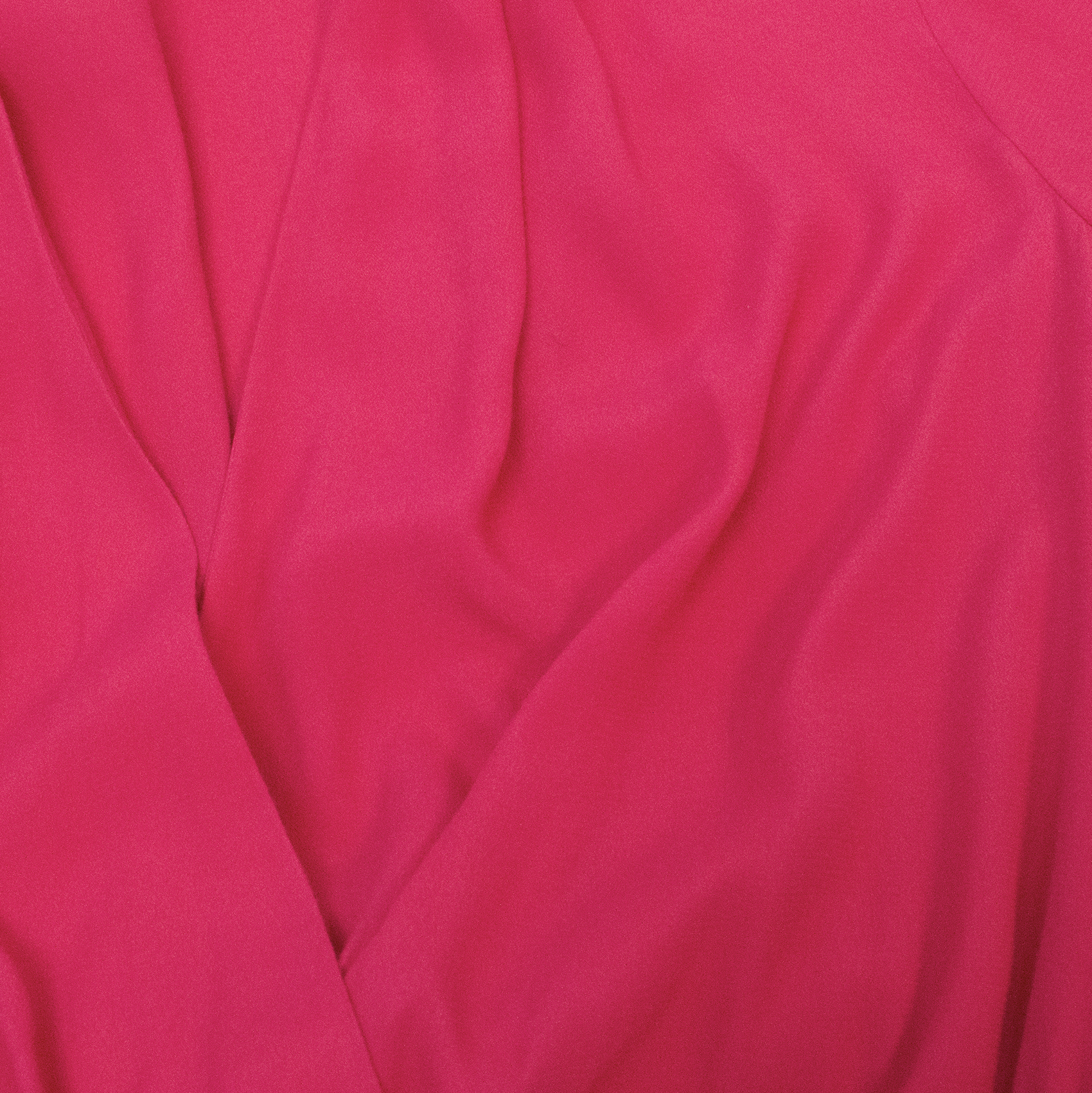 Preowned Iro Crossover Hot Pink Rayon Playsuit with Cropped Sleeves Size XXS