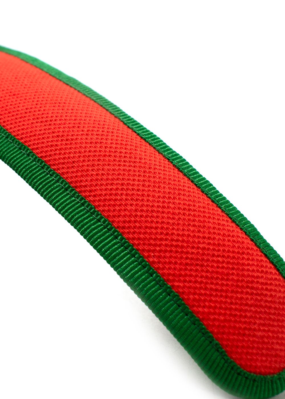 Escadrille Orange and Green Fabric Belt polyester