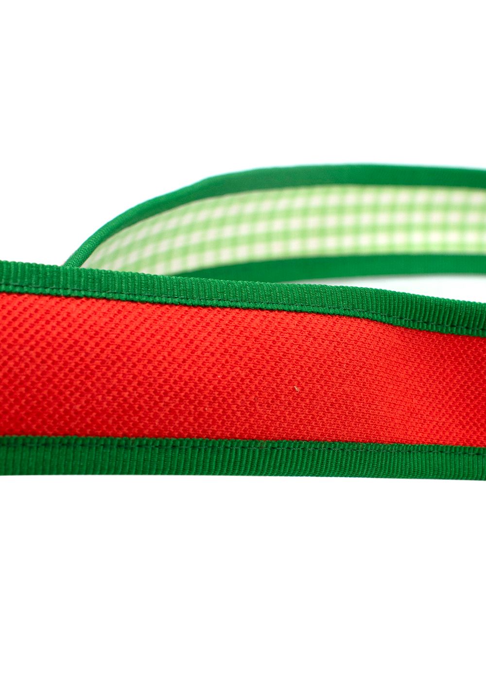 Escadrille Orange and Green Fabric Belt polyester