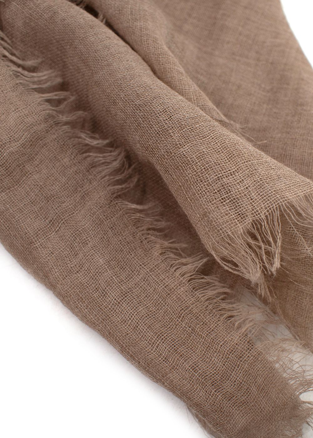 Bespoke Beige Cashmere Scarf