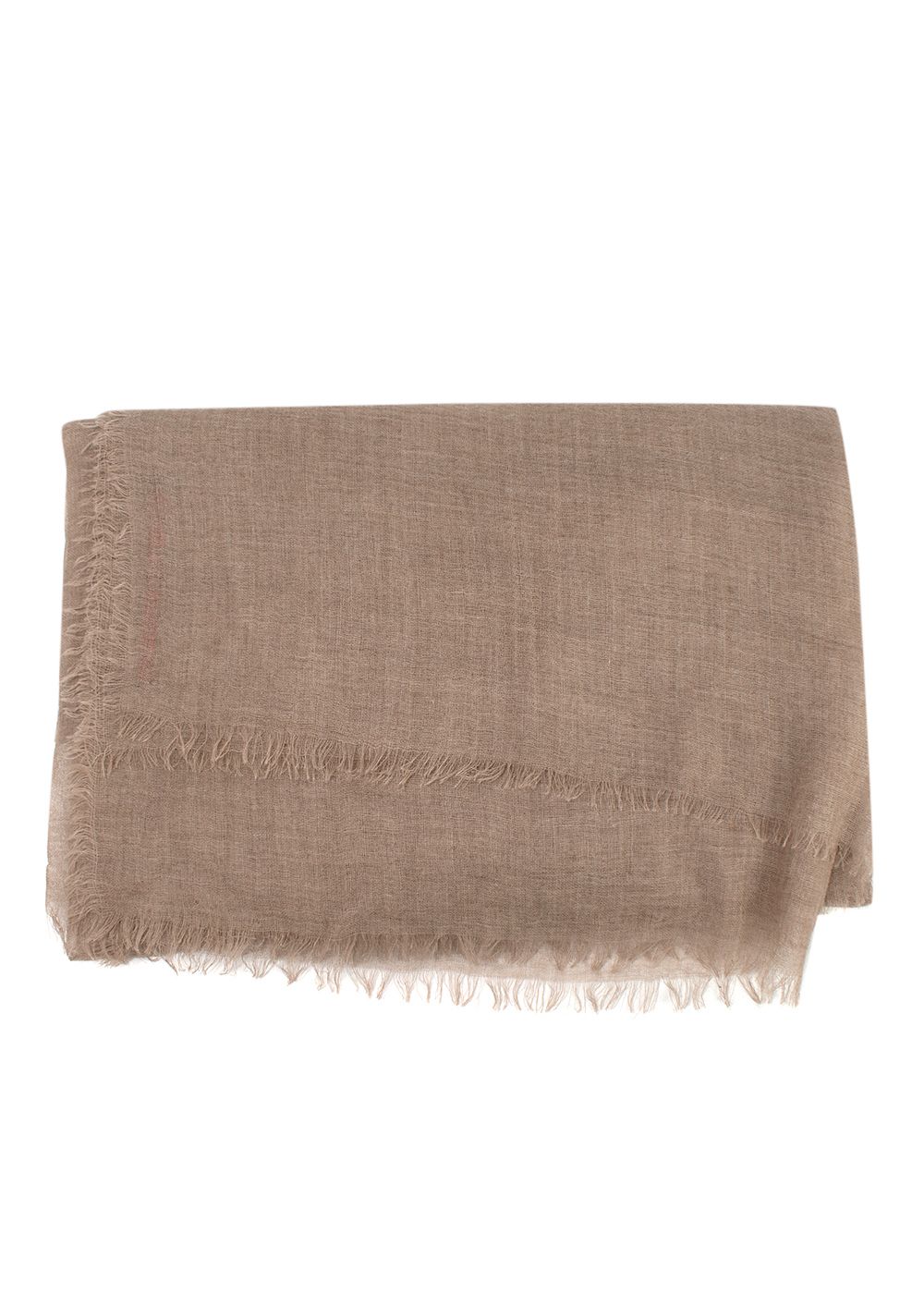 Bespoke Beige Cashmere Scarf