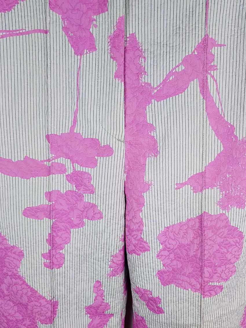 Chalayan Pink Tree Print Wide Leg Trouser Size XXS polyester