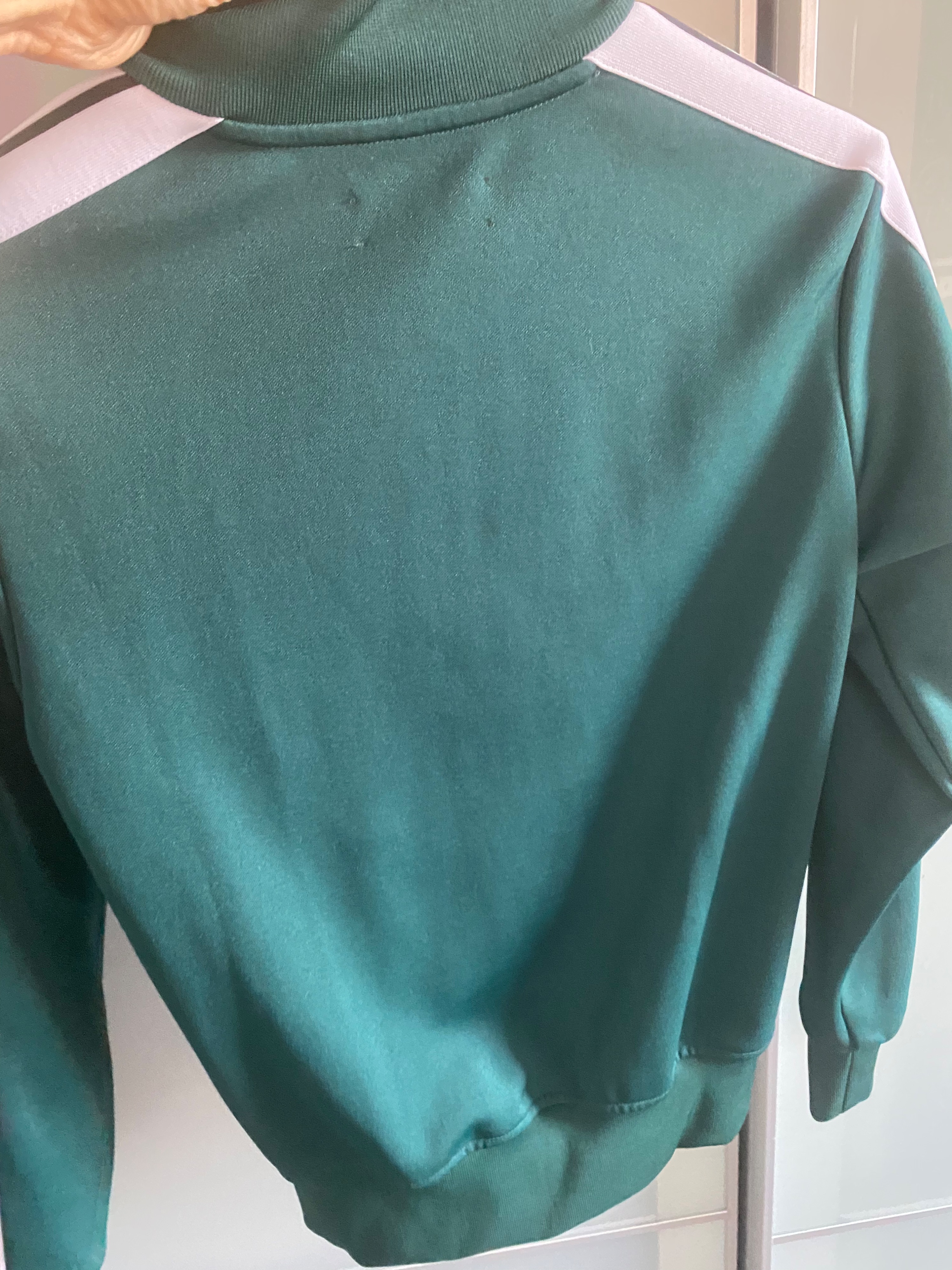 Palm Angels green logo-print track jacket Size XS nylon