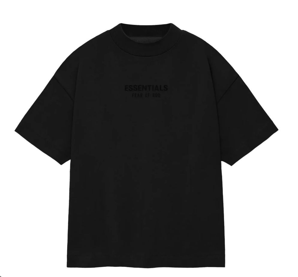 Men's Fear of God Essentials Black T-shirt Size M cotton