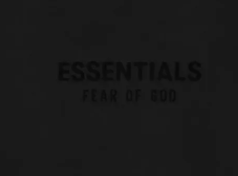 Men's Fear of God Essentials Black T-shirt Size M cotton