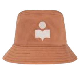 Isabel Marant Camel Bucket Hat Size S brown cotton