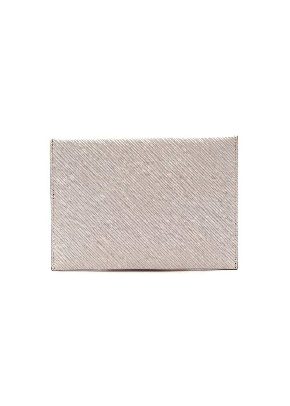 Preowned Louis Vuitton White Epi leather Kirigami pouch