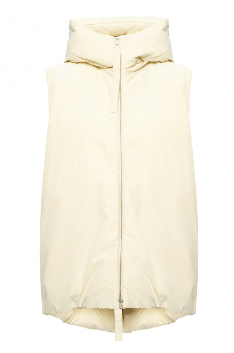 Jil Sander Vanilla Down Padded Gilet Size XS