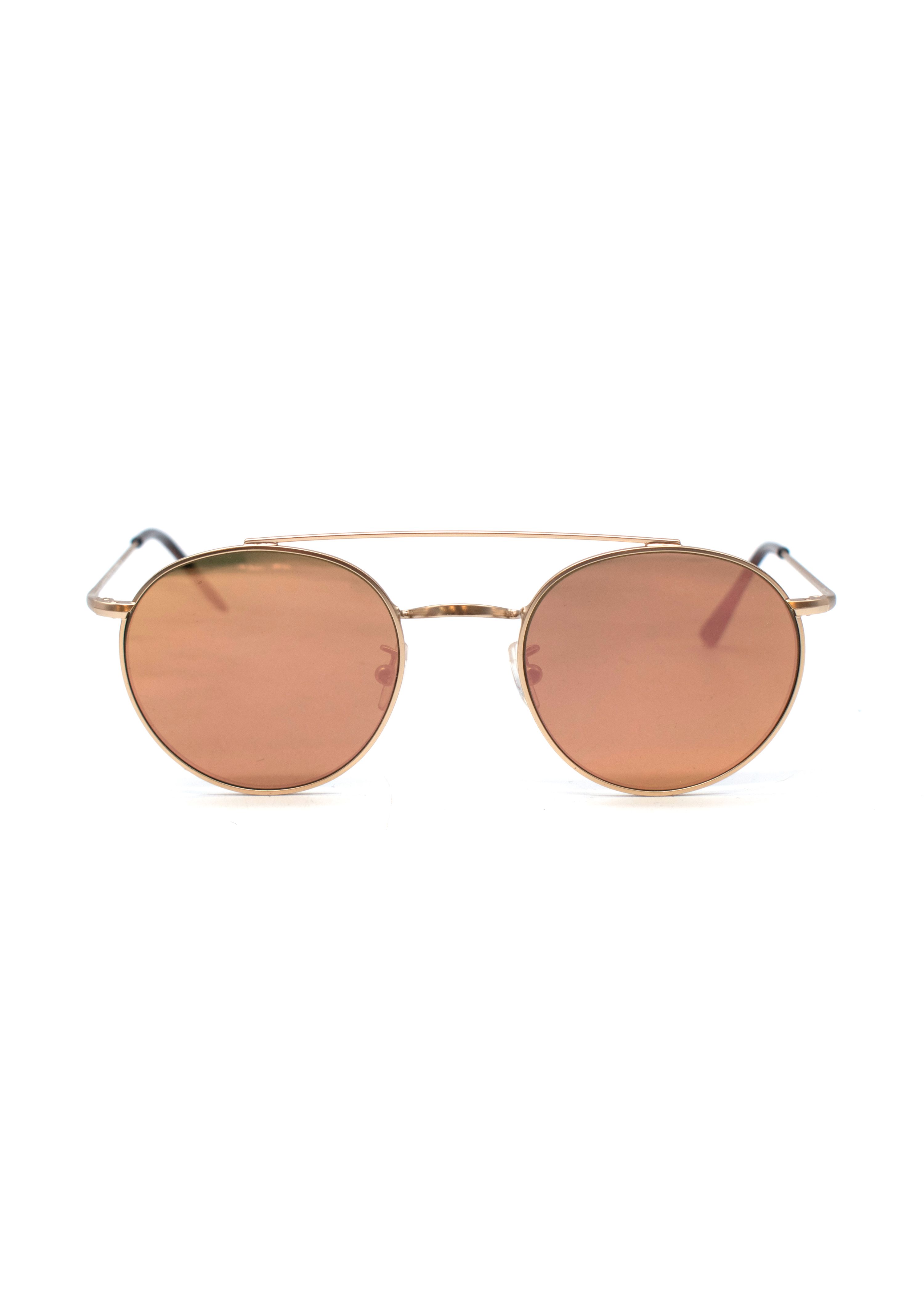 Preowned Vionnet Rose Gold Aviator Sunglasses metal