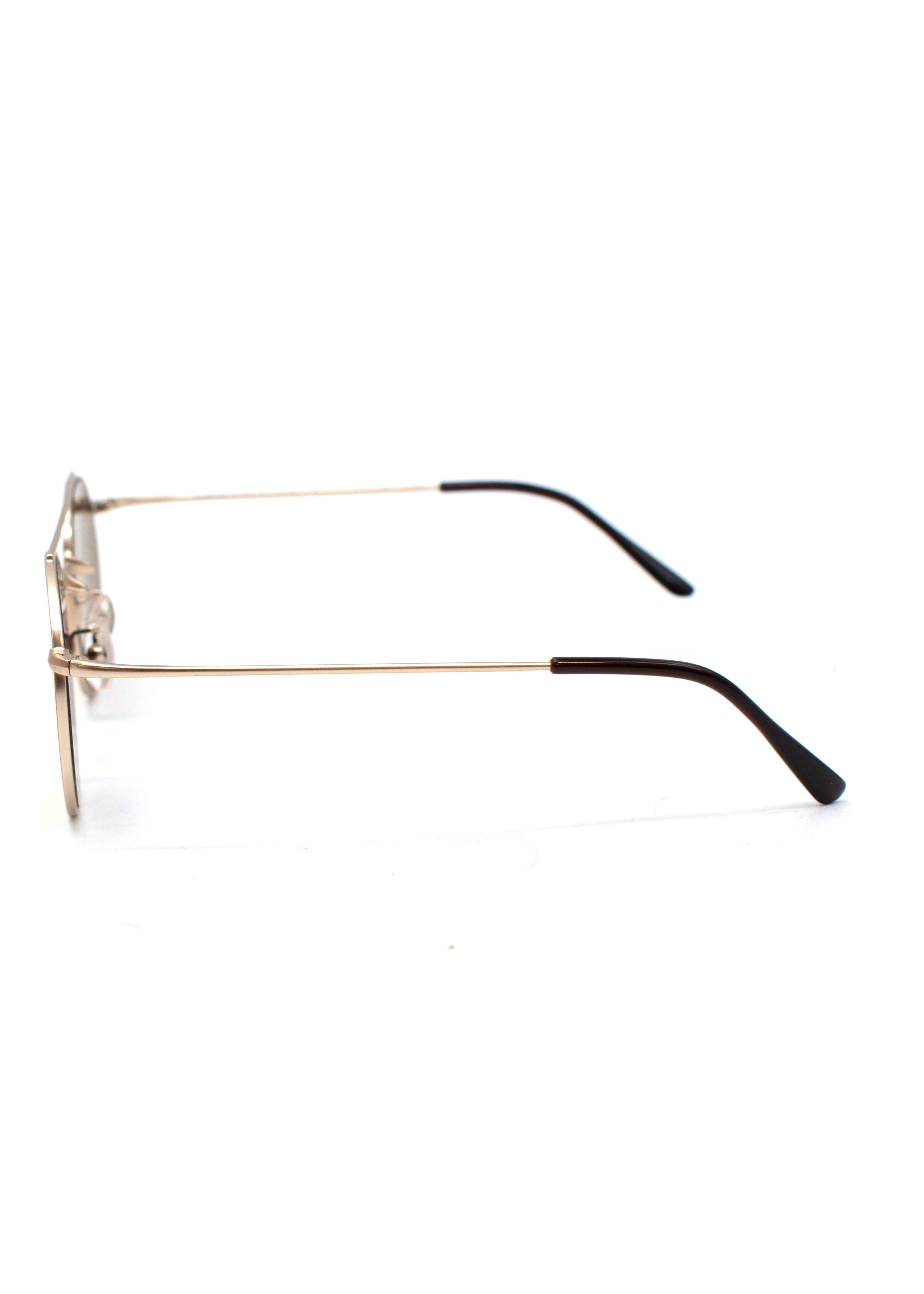 Preowned Vionnet Rose Gold Aviator Sunglasses metal