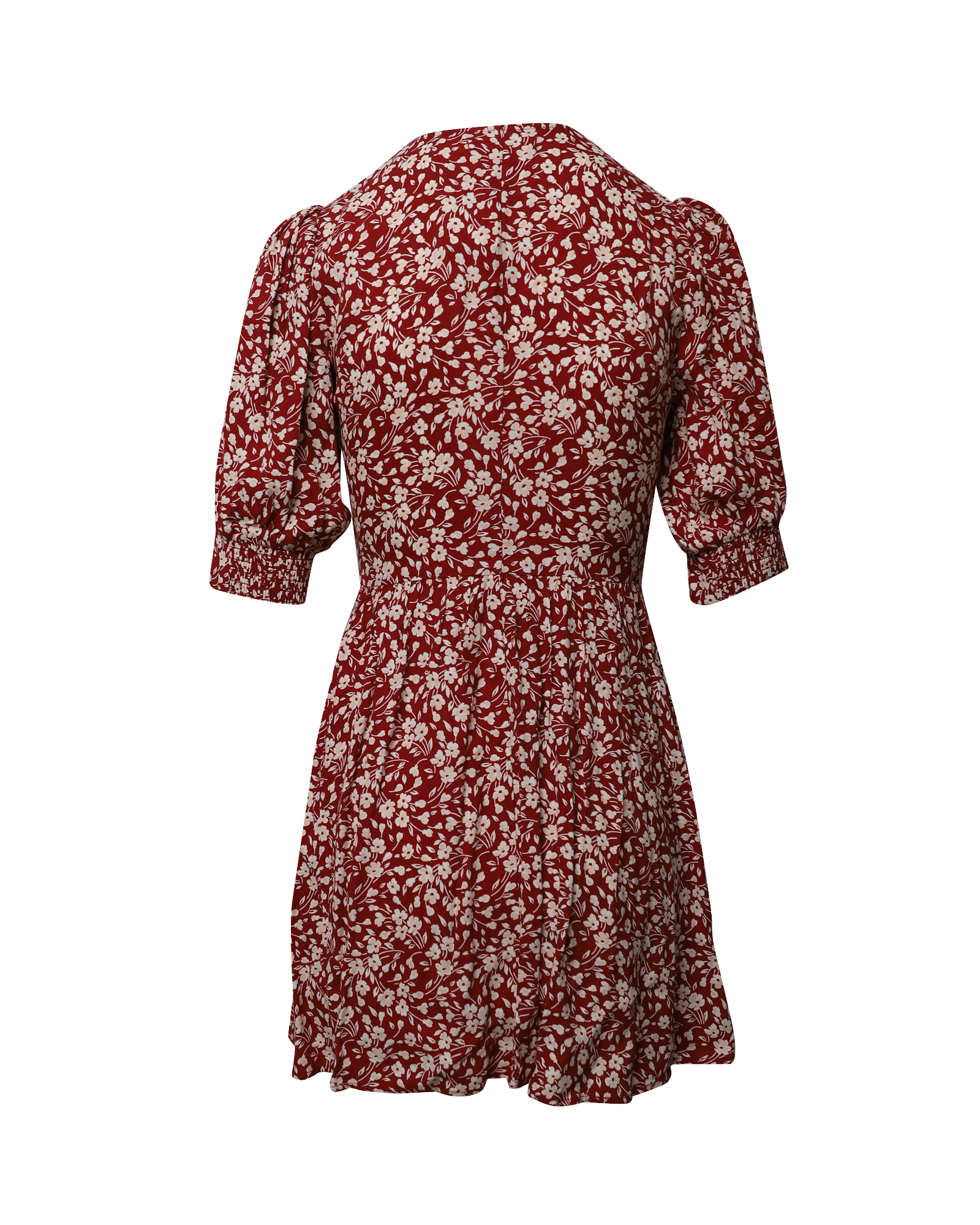 Reformation Laylin Red Floral Printed Dress Size XXS viscose