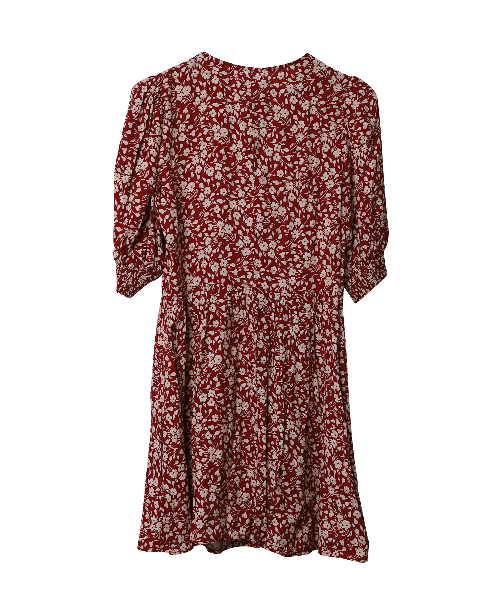 Reformation Laylin Red Floral Printed Dress Size XXS viscose