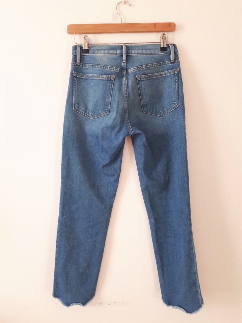 Preowned Frame blue Le Noveau Straight Jeans Size XS denim