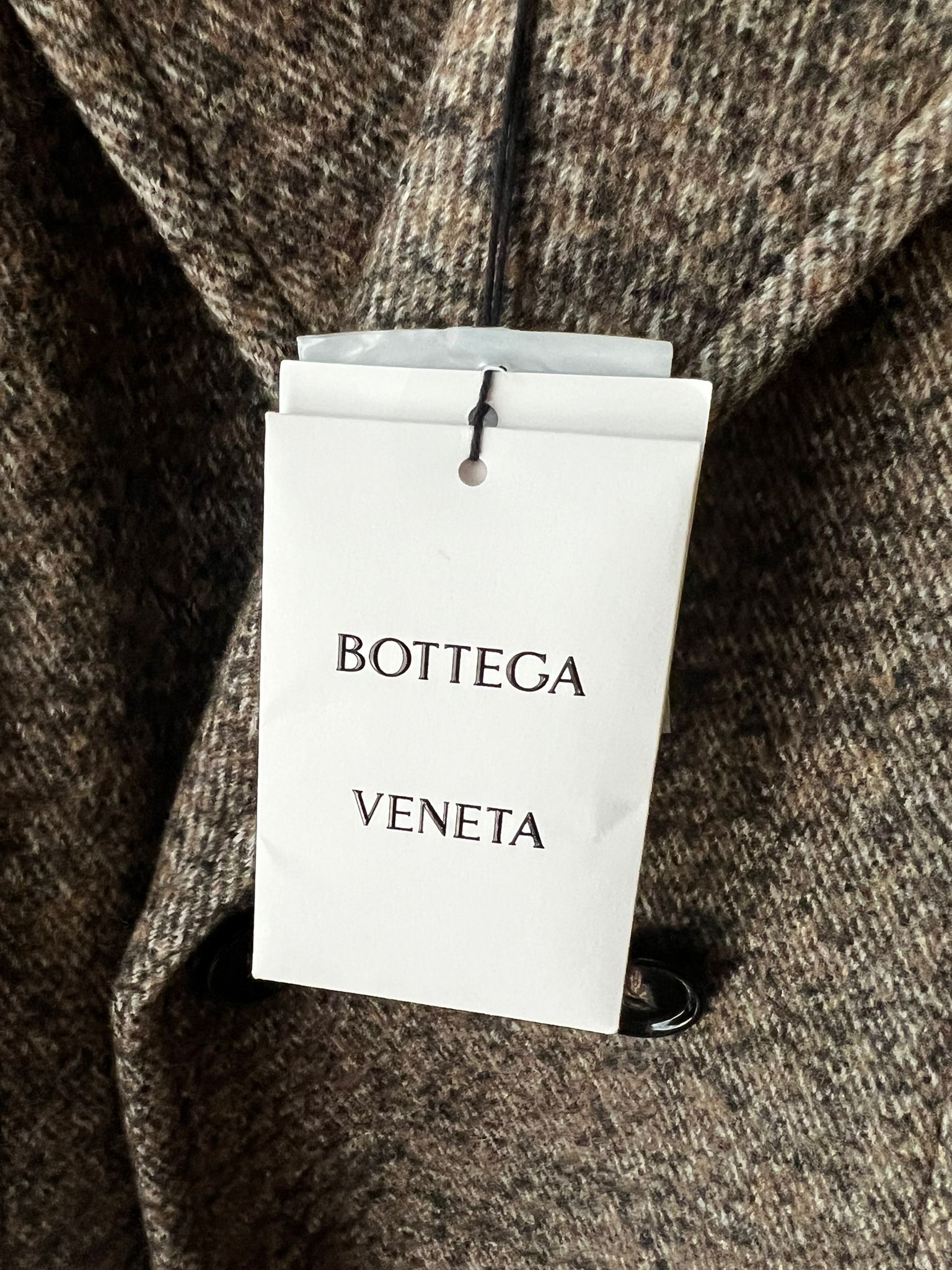 Bottega Veneta Double Breasted Wool Blazer Size S Brown