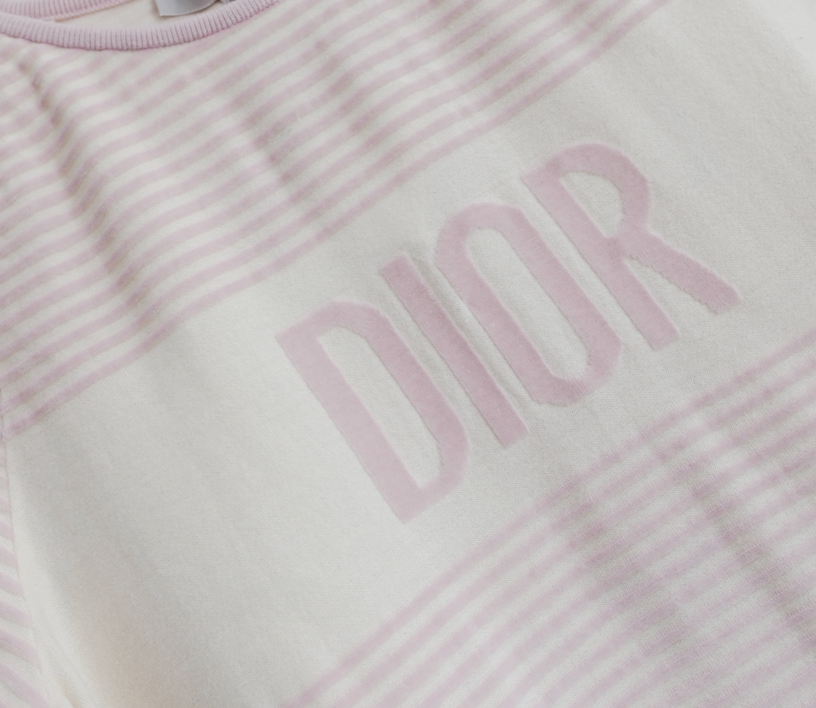 Boys Junior Dior 13A Pink Striped Dress Size 10 Years + cotton