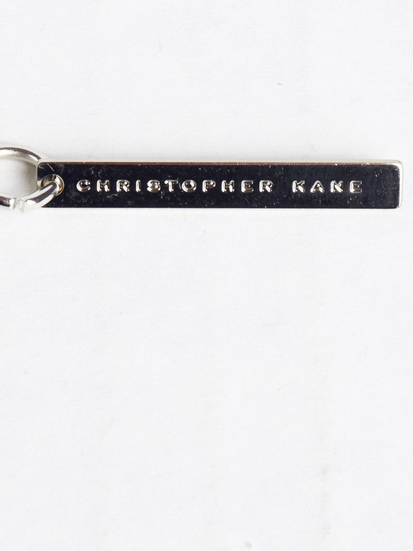 Christopher Kane crystal bracelet Silver glass