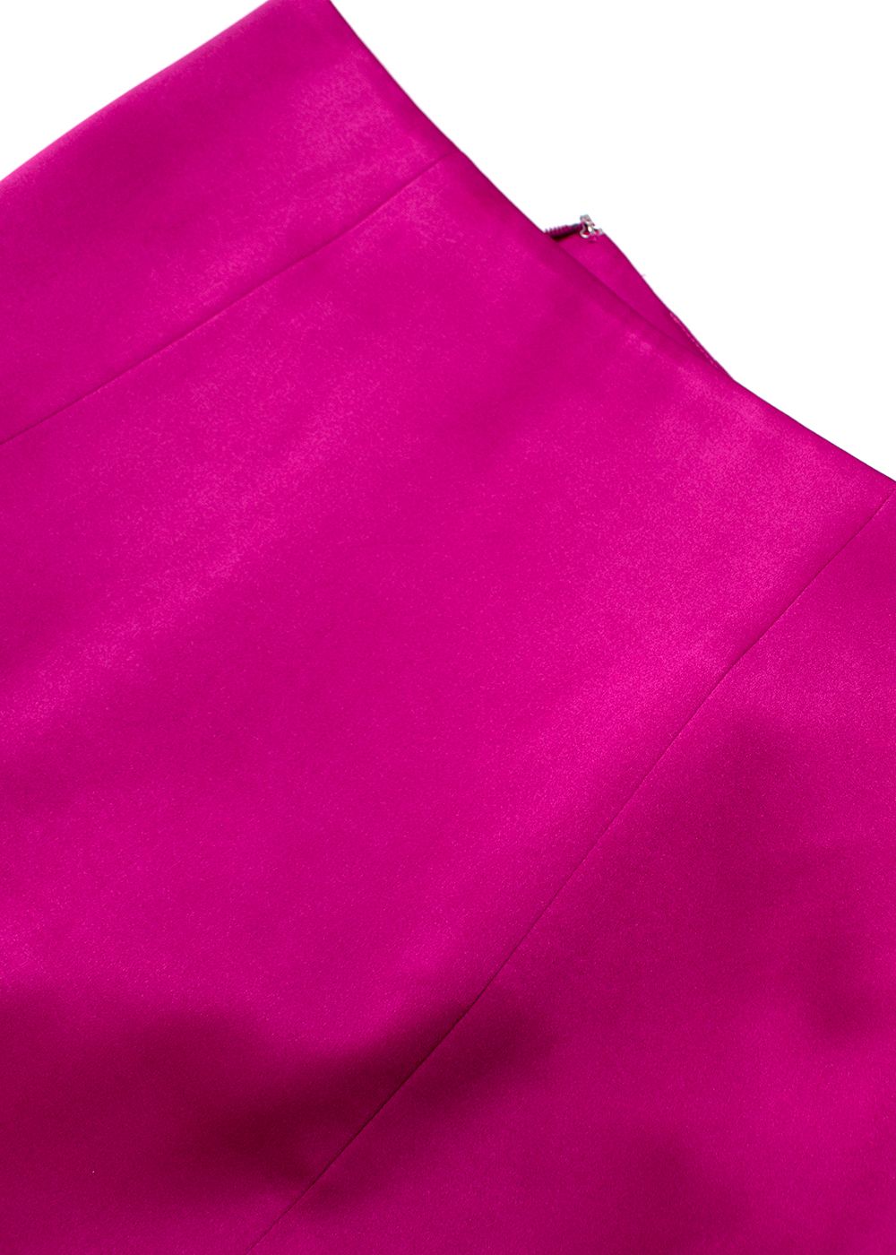 Frame Pink Satin Blazer  Seamed Mini Skirt Size XXS Magenta polyester