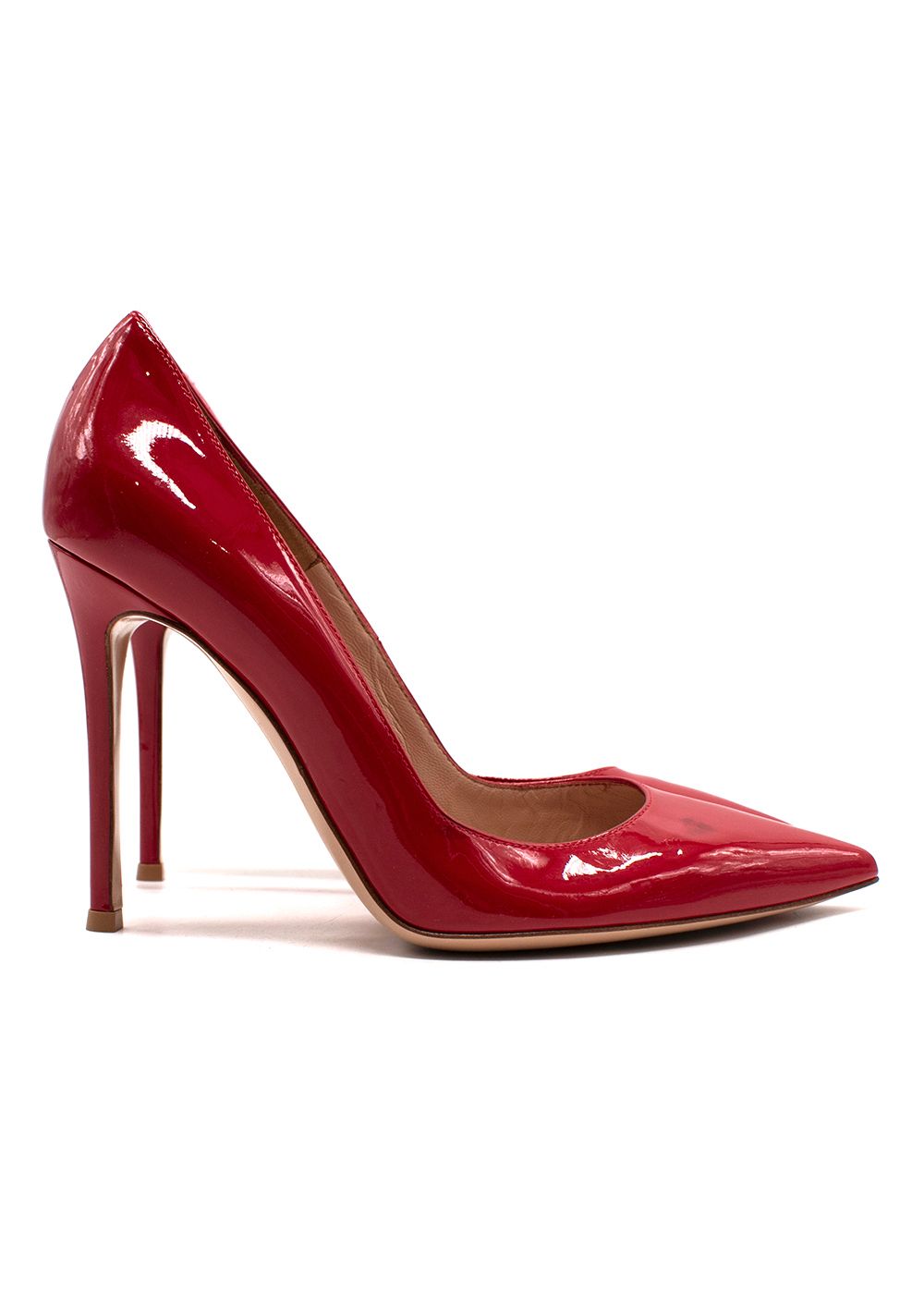 Gianvito Rossi Red Patent Leather 115mm Pumps Size 37