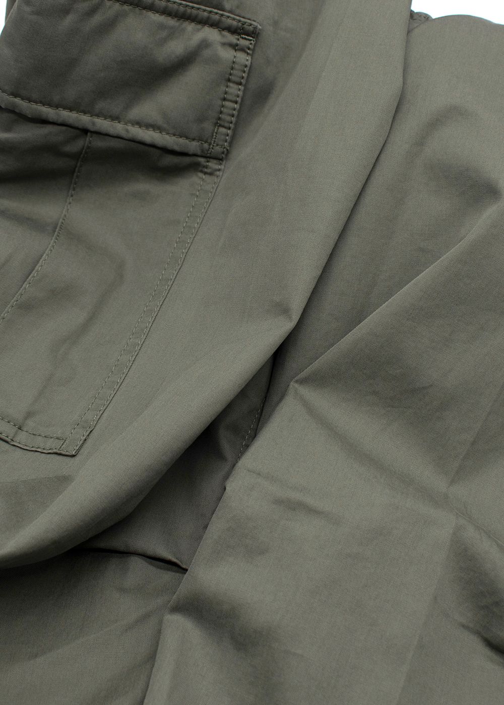 Men's Tom Ford Khaki Cotton Cargo Trousers Size M 100% Cotton