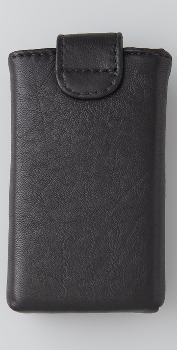 Men's CC Skye Blackberry / Iphone case Black leather