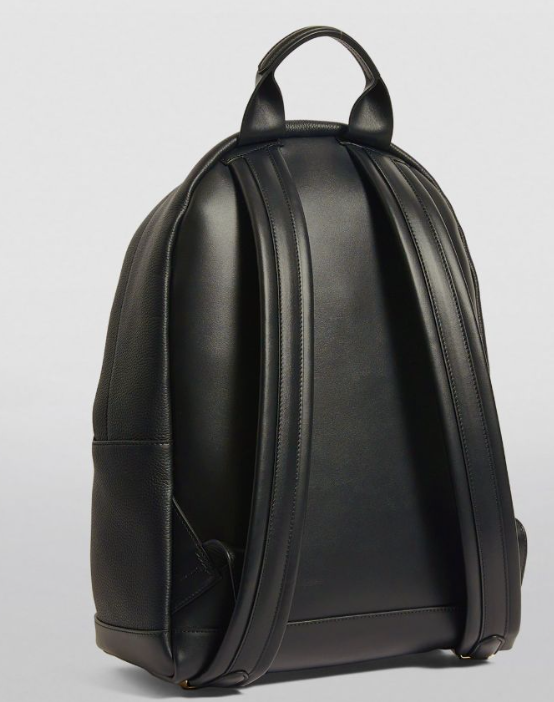 Men's Preowned Tom Ford Black Buckley Leather Backpack