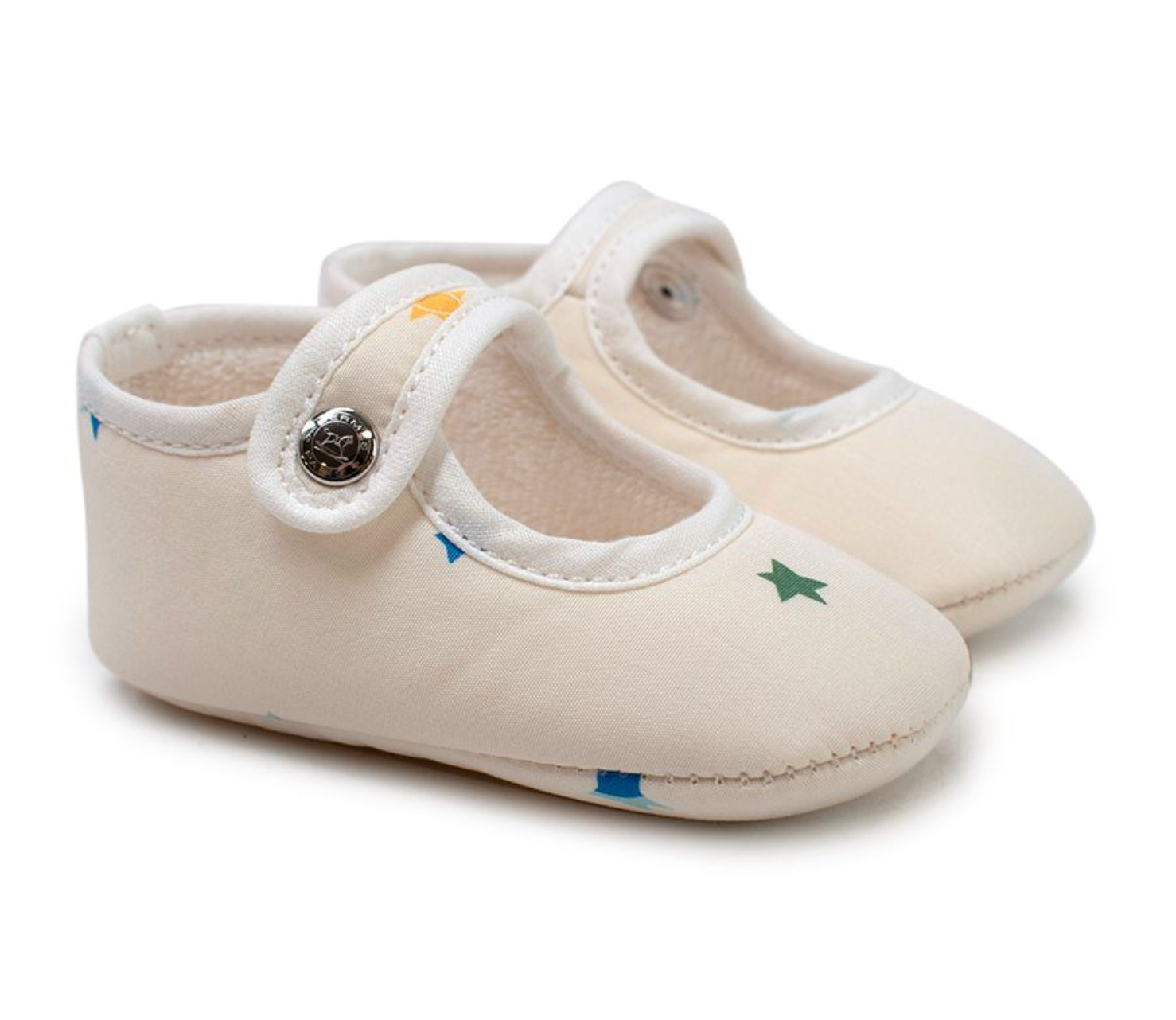 Boys Hermes Sold-out Ivory Circus Pif Baby Shoes Size 2-3 Months cotton