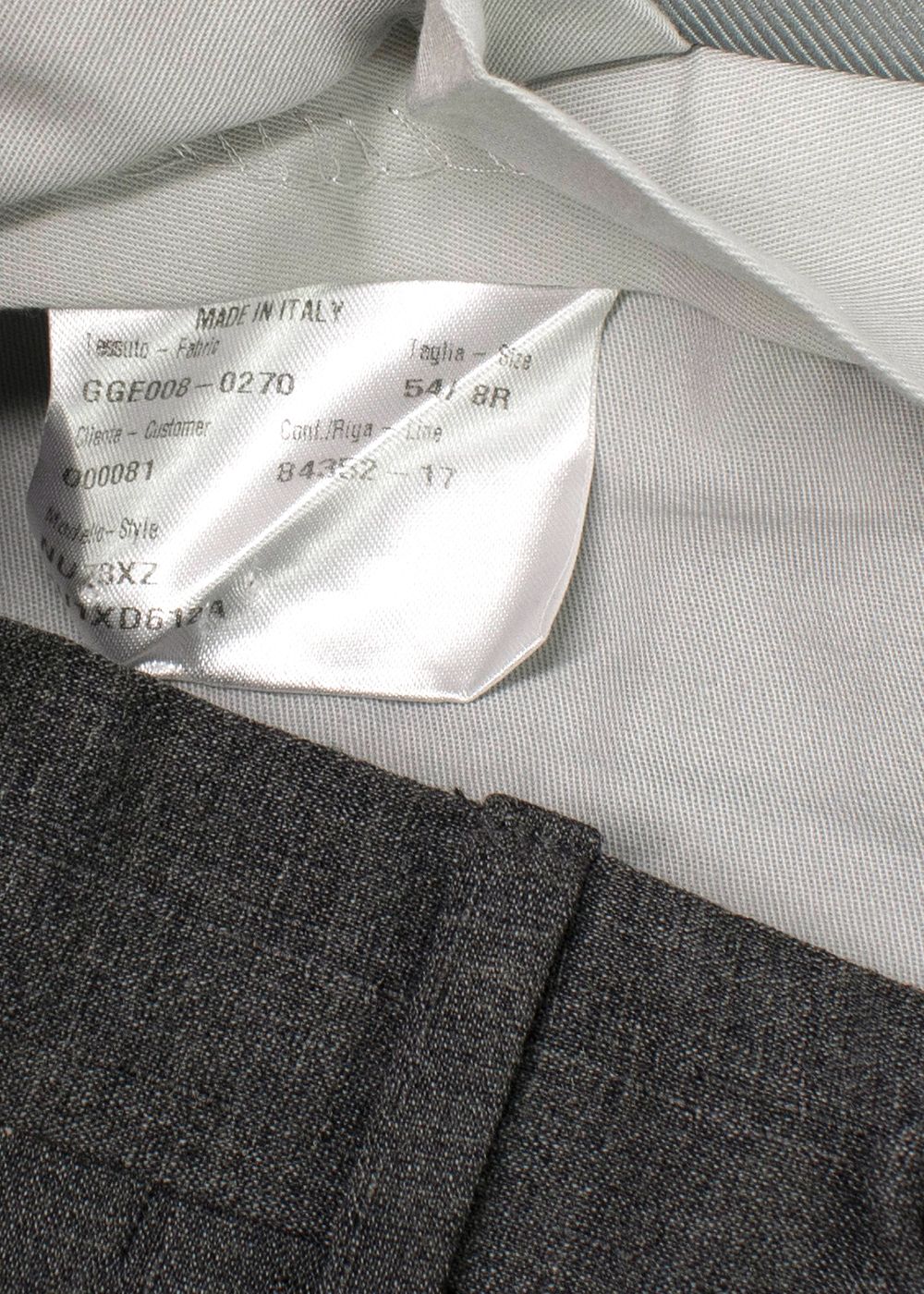 Men's Preowned Caruso Grey Double Breasted Suit Size XL cupro