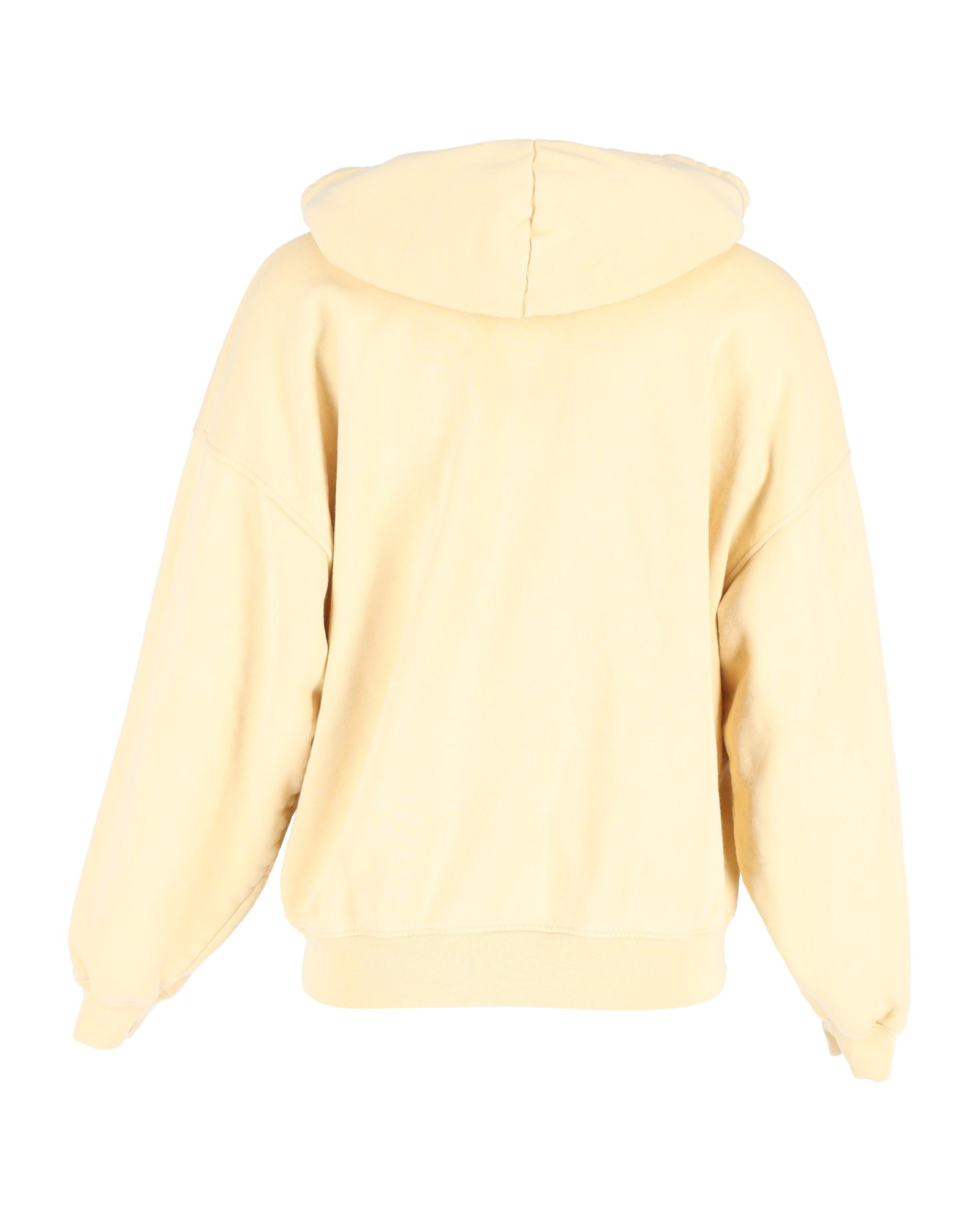 Preowned Anine Bing Yellow Harvey Sweatshirt Size S pastel yellow cotton