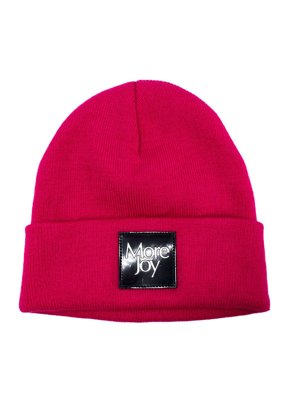 Christopher Kane More Joy Magenta Logo-patch Beanie Hat acrylic