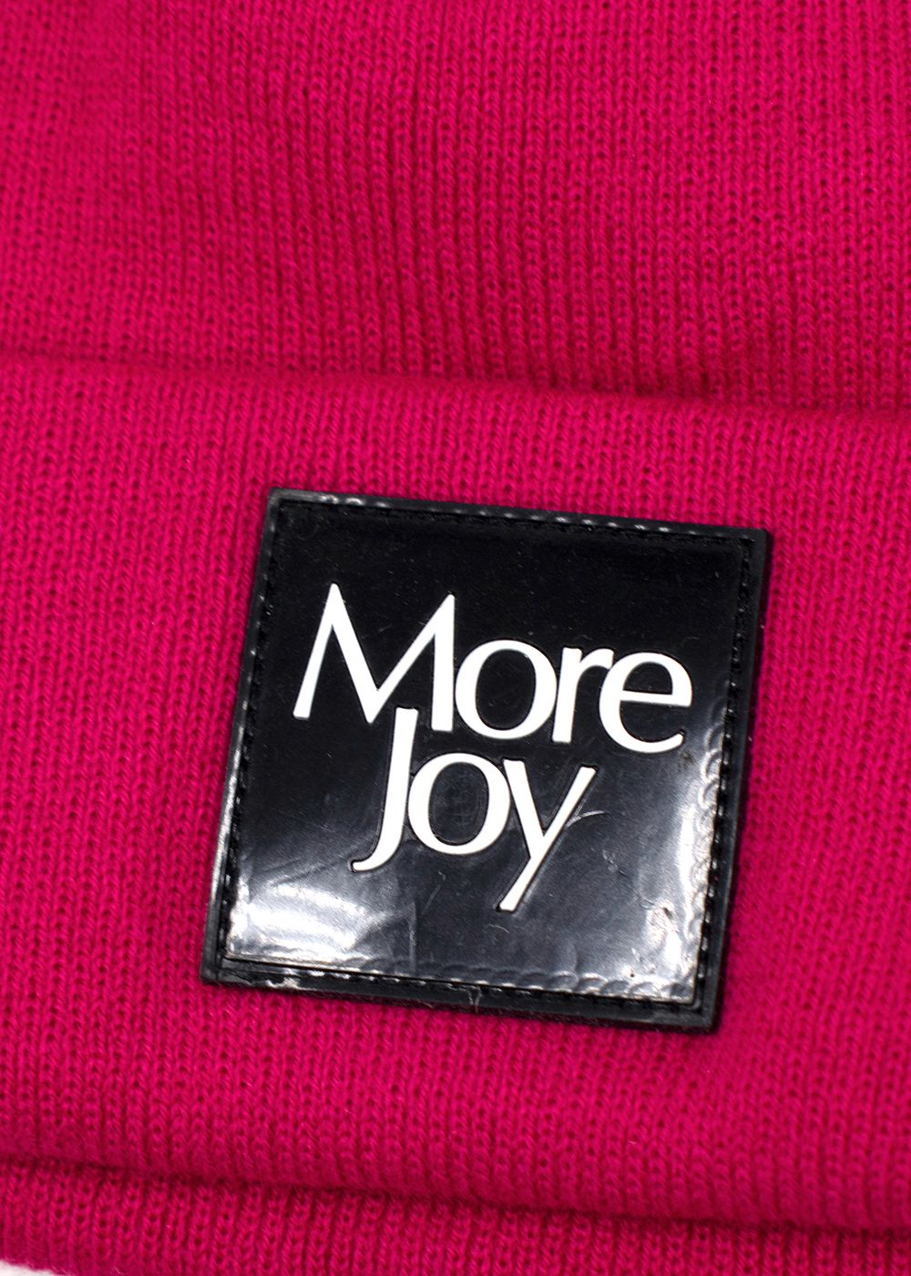 Christopher Kane More Joy Magenta Logo-patch Beanie Hat acrylic