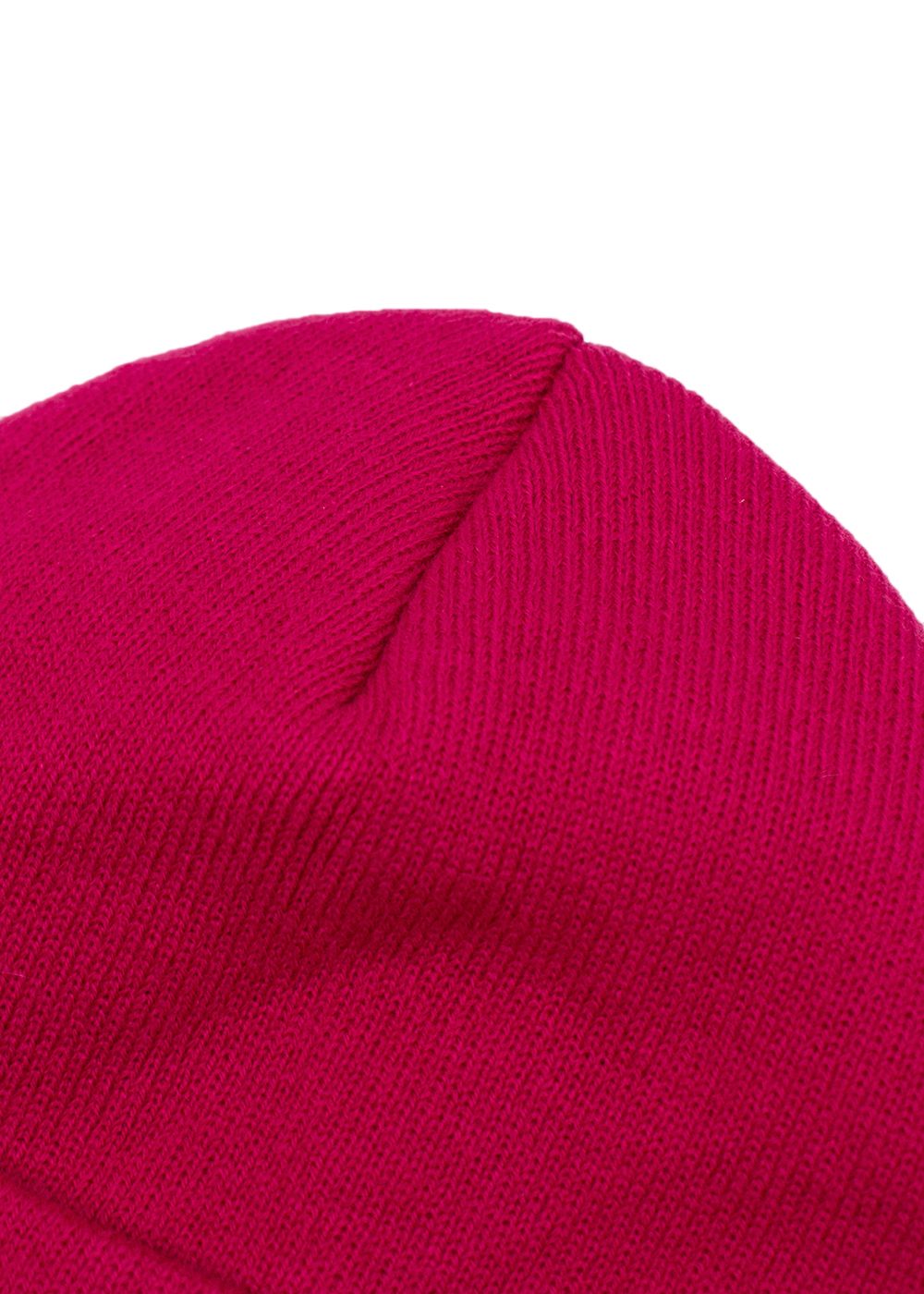 Christopher Kane More Joy Magenta Logo-patch Beanie Hat acrylic