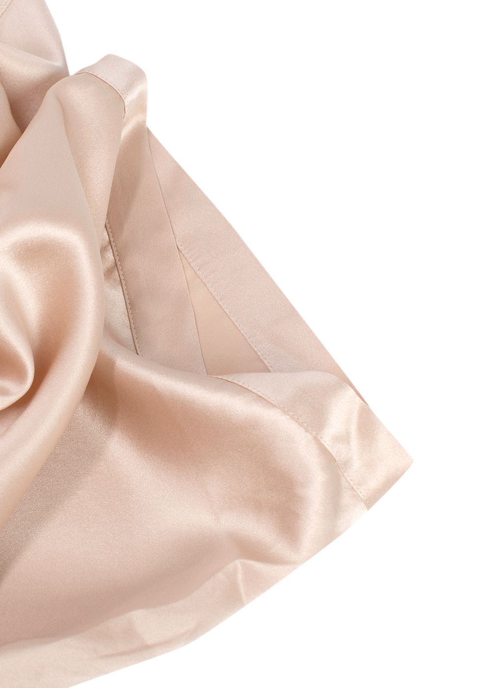 Marjolaine Blush Pink Silk Robe Size M